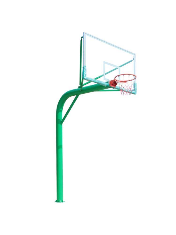 School adult outdoor fixed basketball ground burial basketball shelf outdoor rebound rural standard blue rack