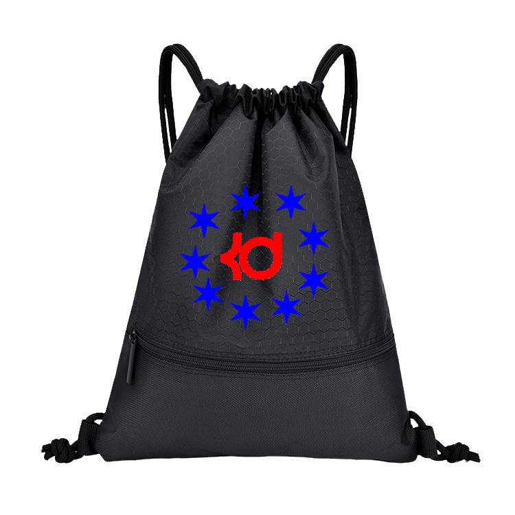 Durant large nylon basketball bag bipyle -shoulder sports backpack drawing bouquet storage bag storage bag