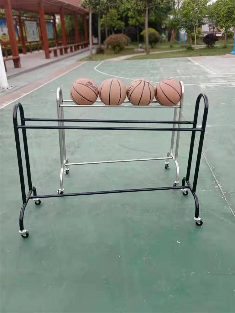 Three -point basketball cart, cartoon vehicle training football display rack collection shelf rack kindergarten volleyball