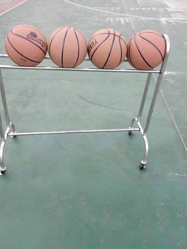 Three -point basketball cart, cartoon vehicle training football display rack collection shelf rack kindergarten volleyball