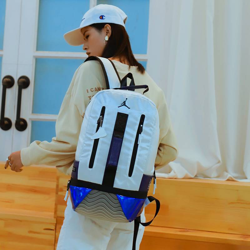 American junior high school student school bag men's and women's sports backpack basketball bag training large -capacity backpack travel bag tide