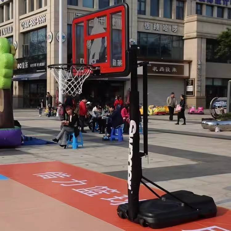 Lift mobile basketball racks portable outdoor home basketball rack small mobile lifting basketball rack vote for basketball frame