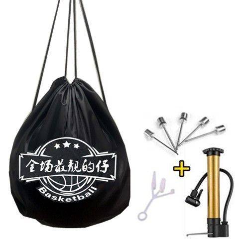 Nice bag + five ball needles + more needles + air pump