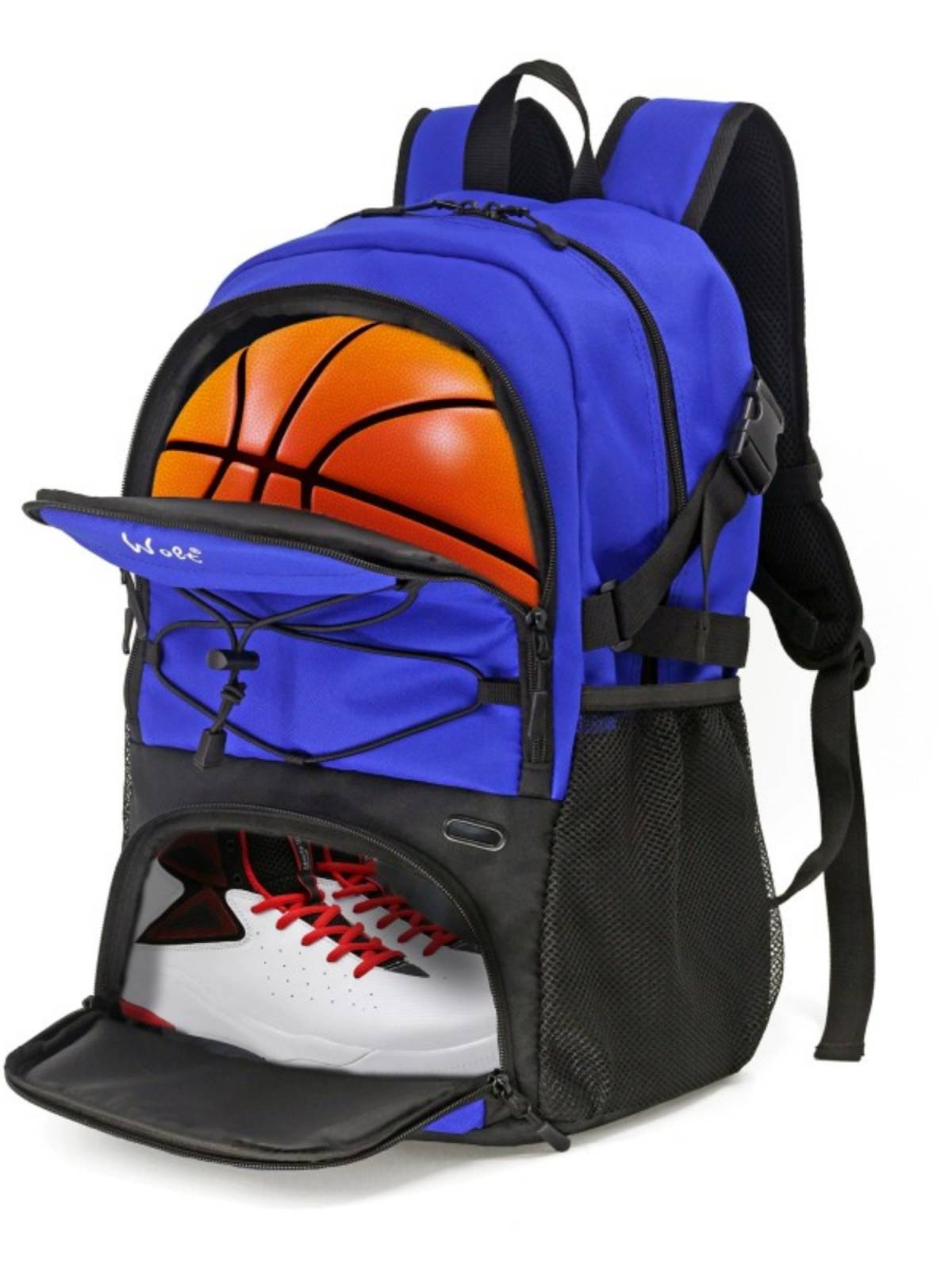 Wolt basketball backpack women's travel sports computer elite air cushion backpack student schoolbag men can put shoe warehouse
