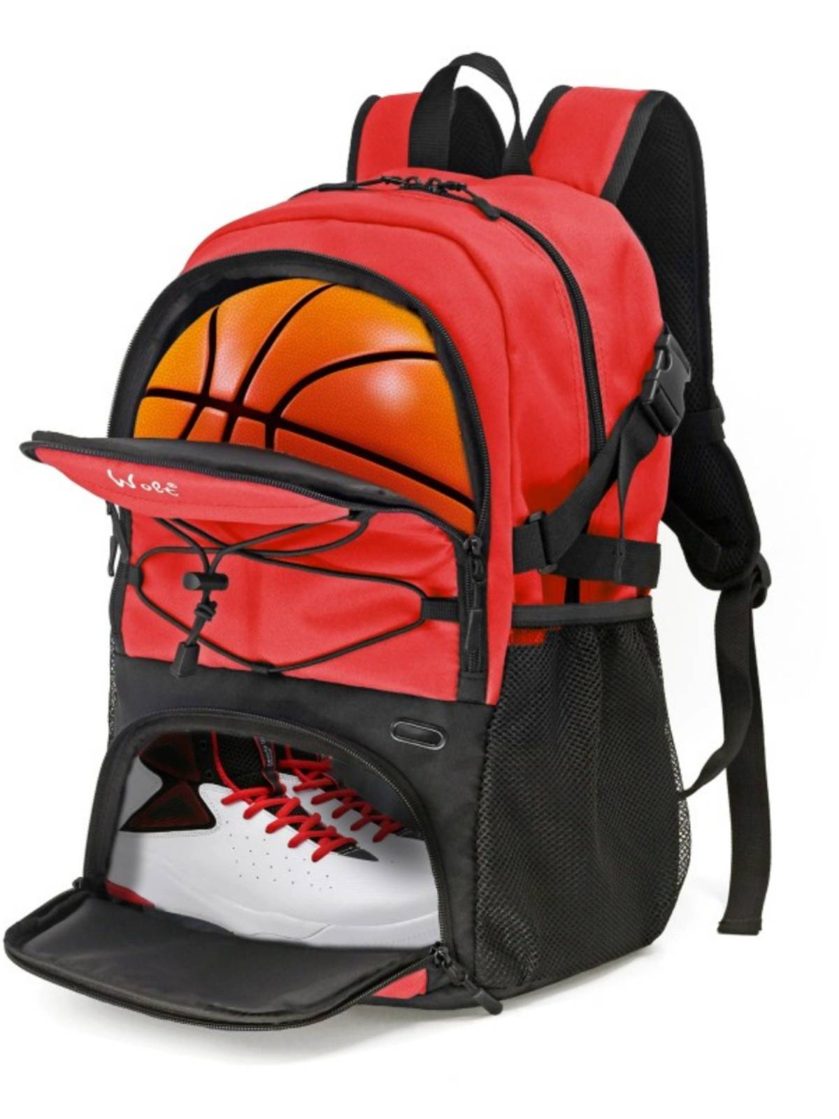 Wolt basketball backpack women's travel sports computer elite air cushion backpack student schoolbag men can put shoe warehouse