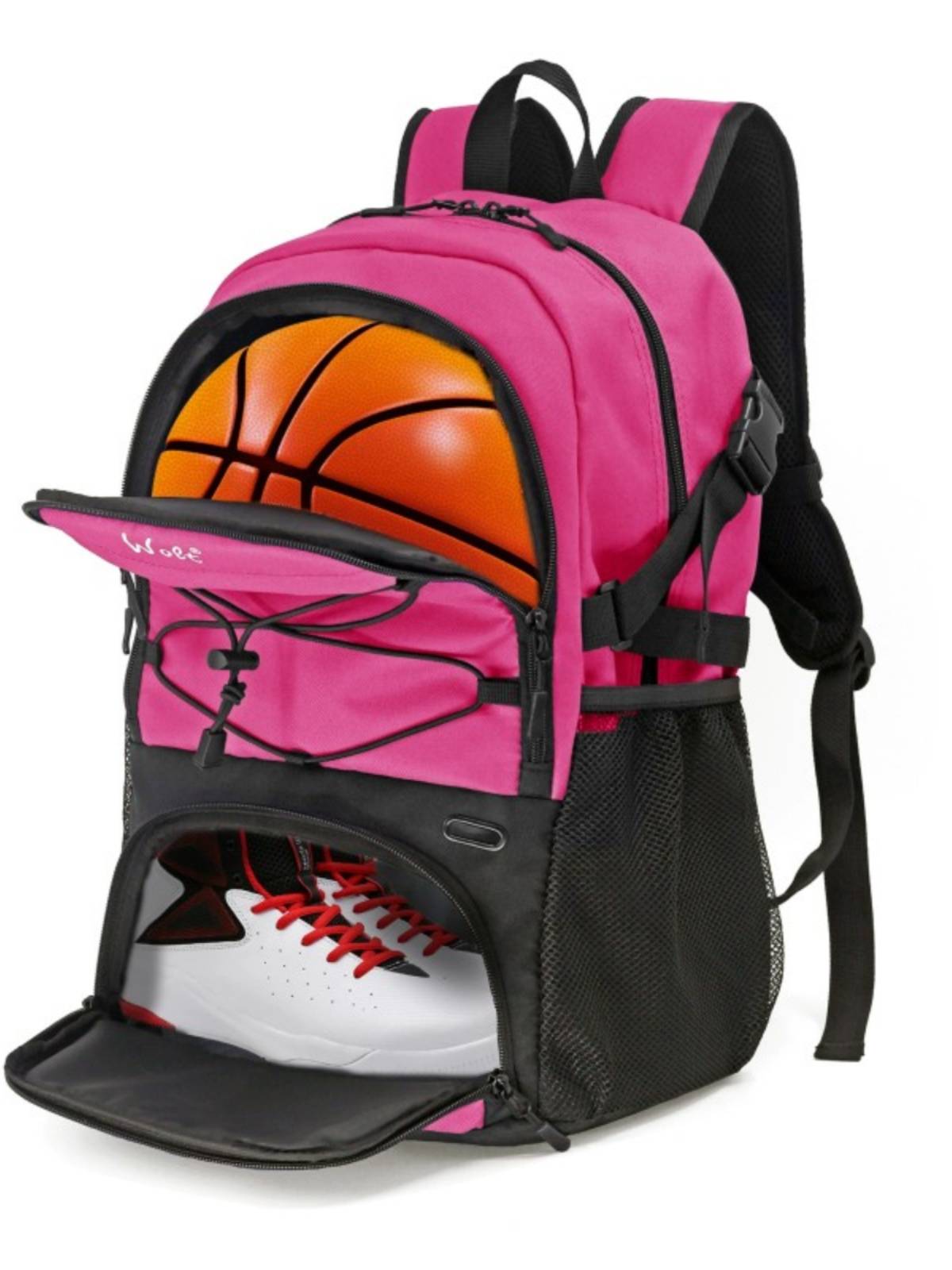 Wolt basketball backpack women's travel sports computer elite air cushion backpack student schoolbag men can put shoe warehouse