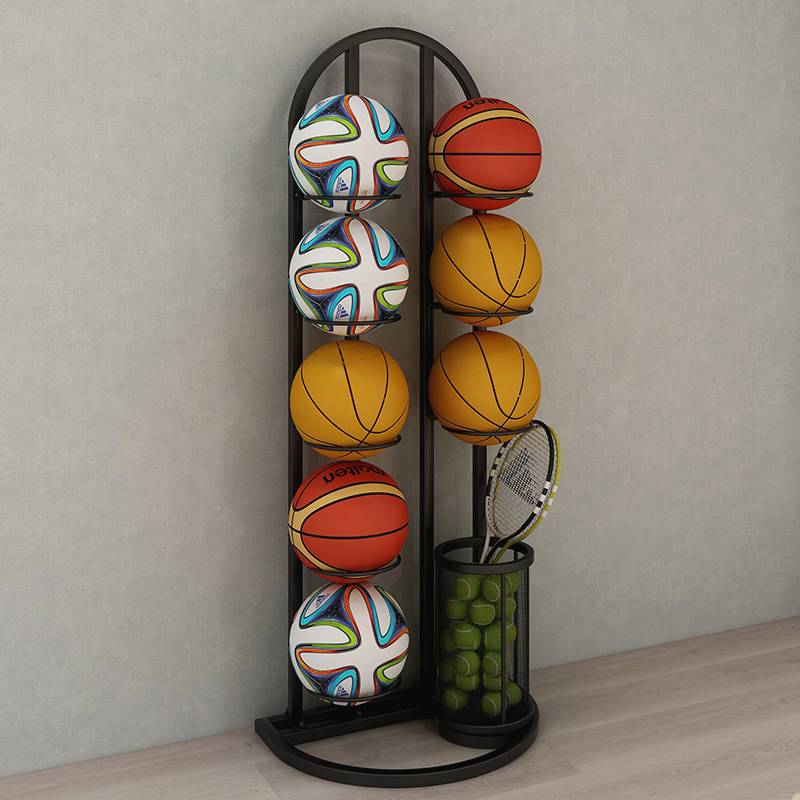 Double -sided nano -black five -layer ball basket