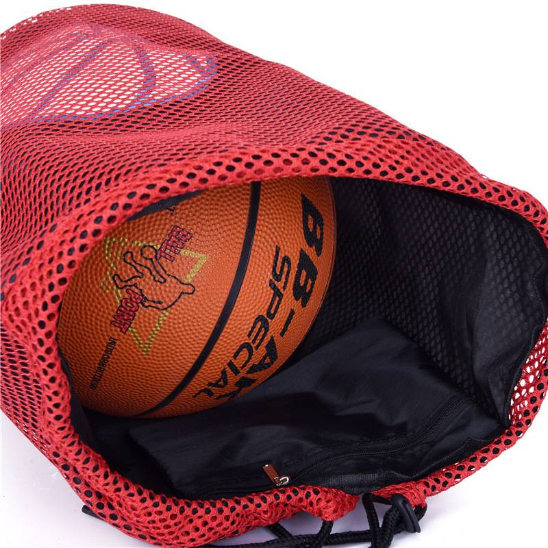 Basketball bag bag Student portable elementary school students basketball bag children's bag double -back training sports bag