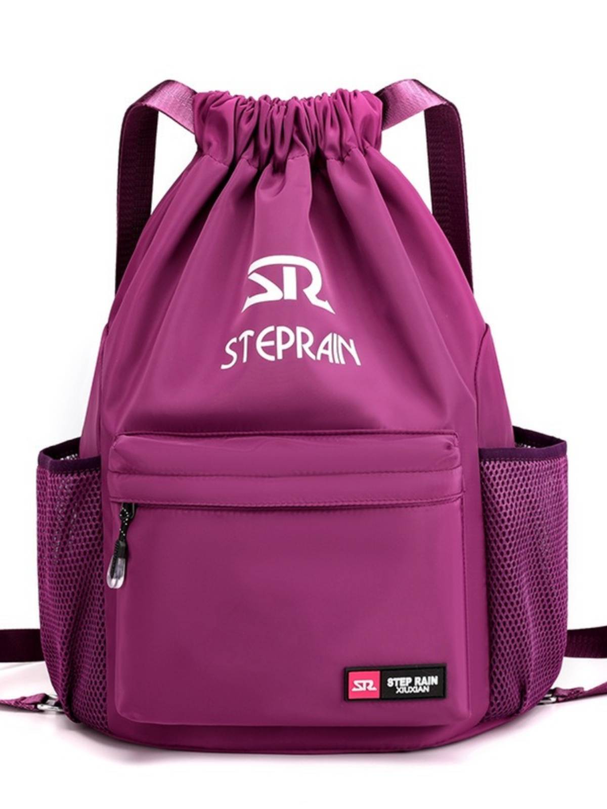 Large -capacity men's and women's travel sports beam pocket drawing rope bare bag shoe storage bag fitness bag basketball training bag
