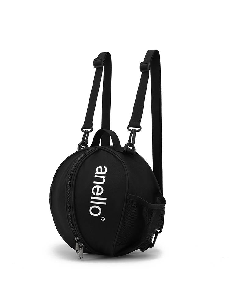 2024 Polyester hand -laptop new ANELLO bag shoulder training sporty back basketball bag net pocket children's foot bag