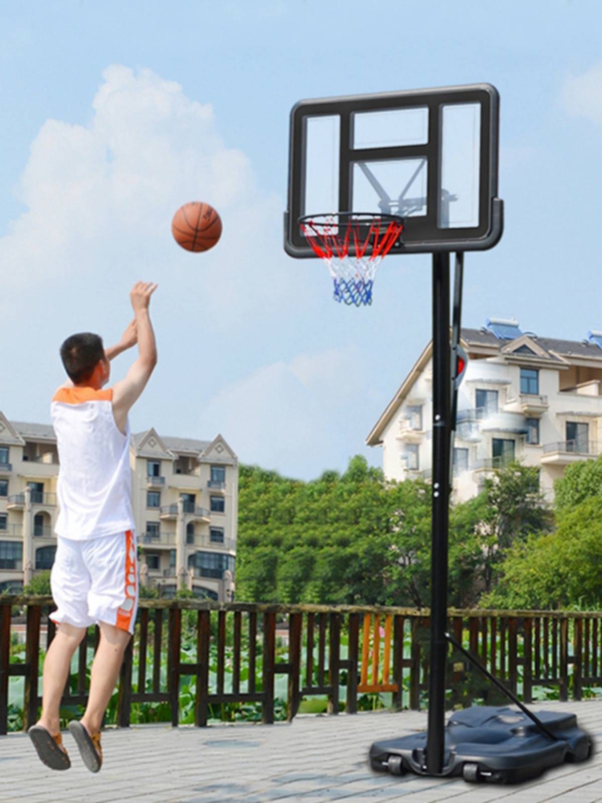 Basketball rack children's indoor elevation shooting rack basketball frame sports outdoor mobile standard ball frame parent -child toys