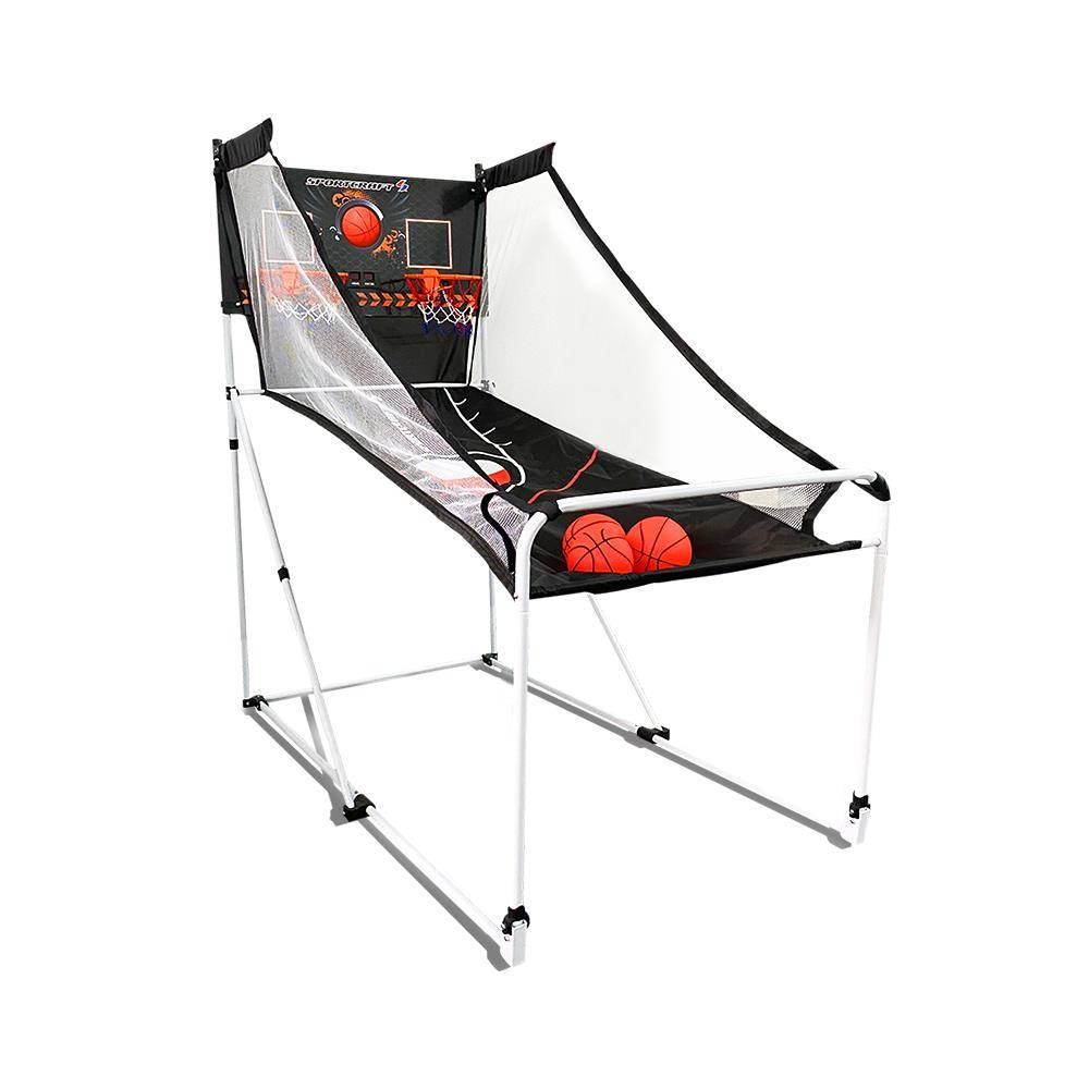 Children's toys stalls parent -child interactive electronic scoring shooting machine Double home fitness training room basketball rack