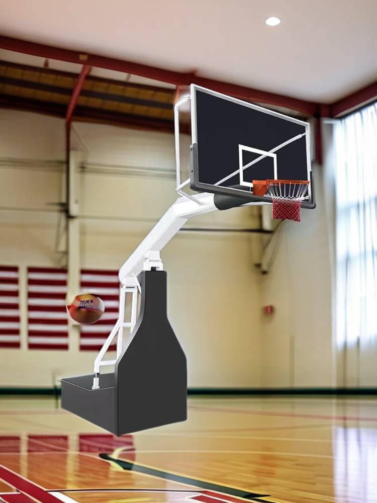 Agent Hydraulic Basketball House FIBA Standard Competition Special Adult Stadie Hall Outdoor Professional Basketball Shelf Move