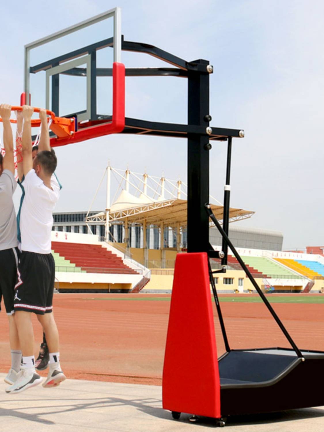 Basketball rack indoor and outdoor competition training can move outdoor adult adolescents and adolescent standards for lifting basketball racks