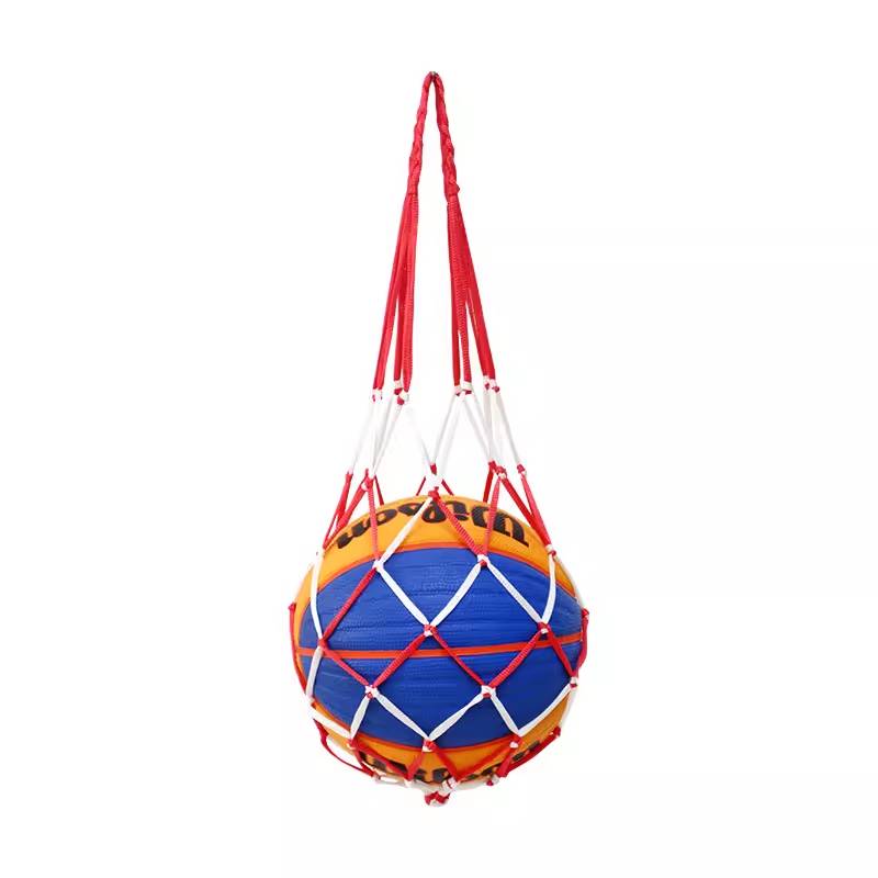 Basketball basketball bag basketball net bag storage bag football network pocket bag plus blue ball blue net basketball bag
