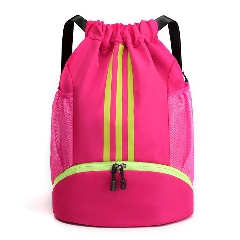 2021 new basketball bag light sports drawing stretch pumping backpack men's and female football bag outdoor fitness shoe warehouse small backpack