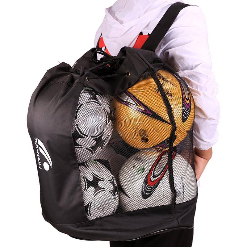 Soccer bag full-of-basket, volleyball net, one-shoulder-packed outdoor sports ball training equipment