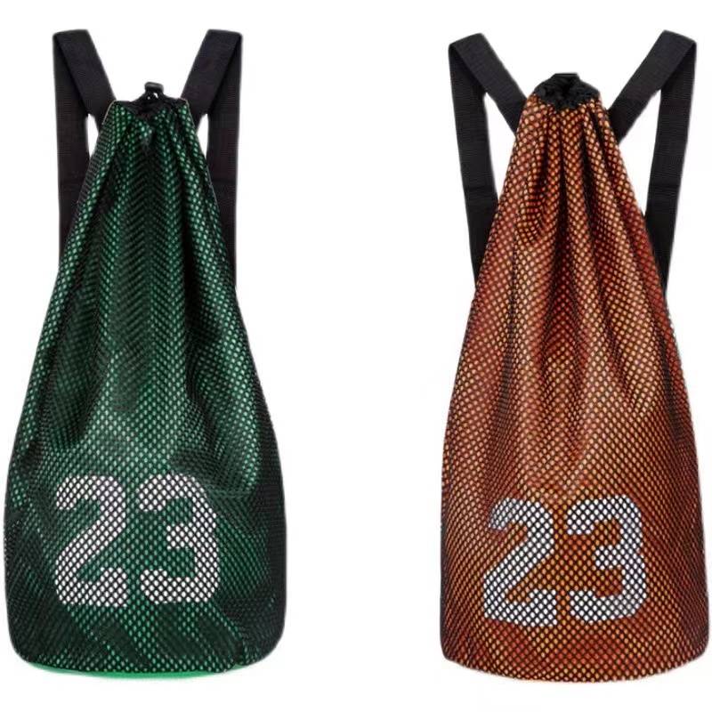 Basketball bag basketball training backpack backpack fitness bare storage bag student children's football volleyball network bag