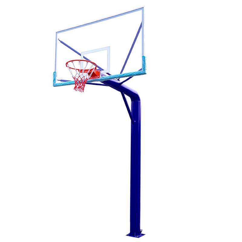Outdoor basketball frame standards fixed buried school competition professional lifting adult embedded outdoor Borida