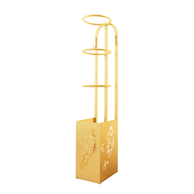 Basketball storage shelves Furnishing Ball Ball Badminton Badmings Children's Basketball Basketball Basket Fitness Equipment Set up the shelf