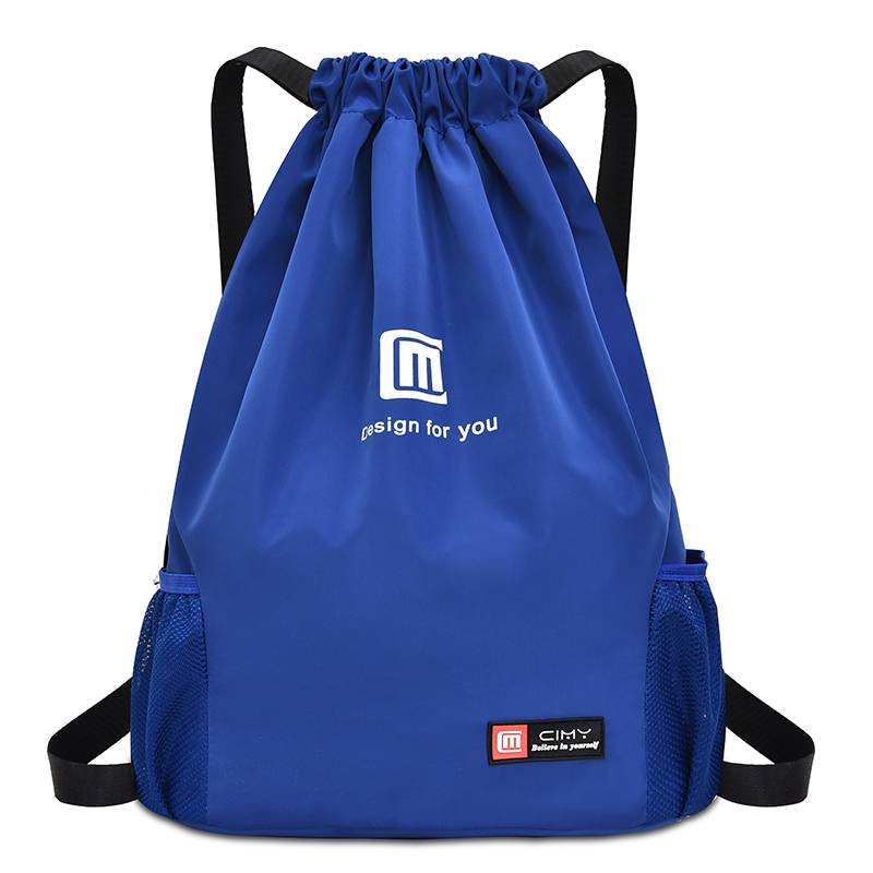 Oxford cloth large -capacity pumping rope bag female 2023 new beam pocket fitness bag sports travel bag men backpack