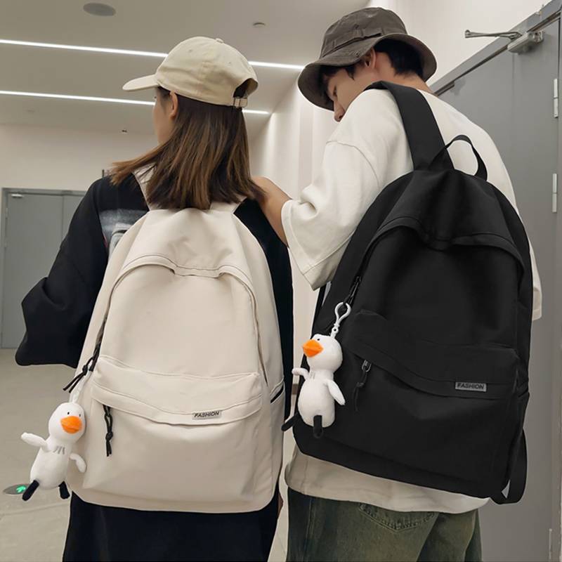 Backpack men's simple large -capacity travel backpack women's leisure Japanese junior high school students high school student school bag men
