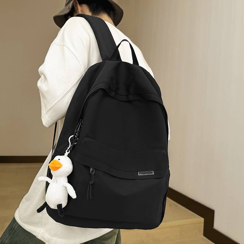 Backpack men's simple large -capacity travel backpack women's leisure Japanese junior high school students high school student school bag men
