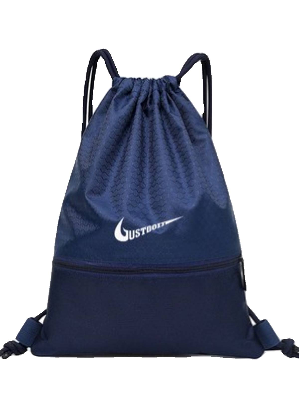 Beam -mouth bag backpack football bag large -capacity waterproof storage bag simple travel drawing stump folding bag basketball bag
