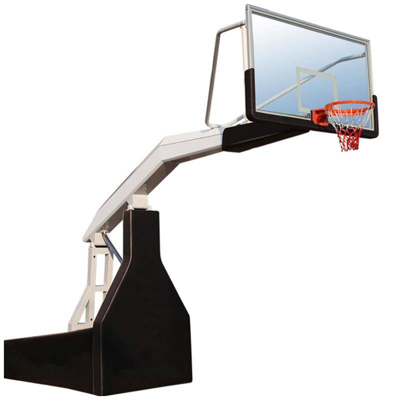 Manual hydraulic basketball frame standard adult electric hydraulic mobile professional indoor outdoor lift competition basketball rack