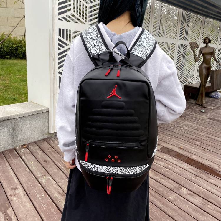 Nike Nike Plapium Student School Bag Men's Women's same computer backpack Large -capacity sports training AJ basketball bag