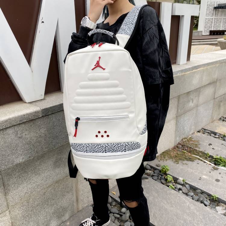 Nike Nike Plapium Student School Bag Men's Women's same computer backpack Large -capacity sports training AJ basketball bag