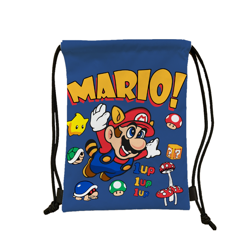Cartoon high face value Super Mary series receiving bag portable sports beam large -capacity waterproof basketball bag