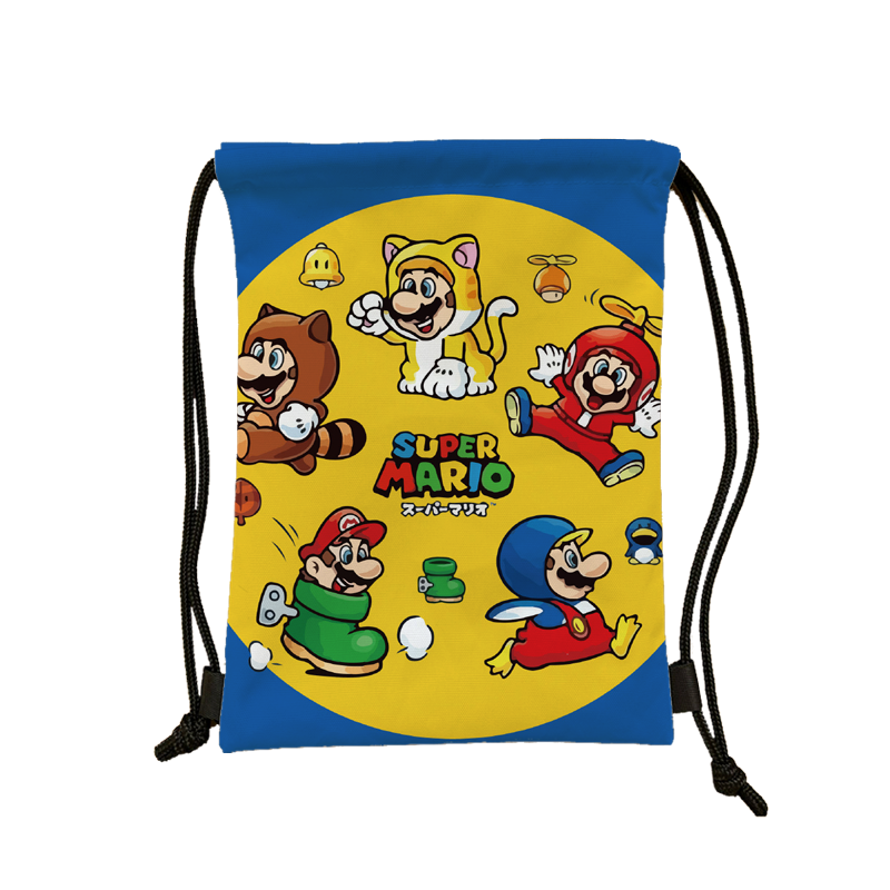 Cartoon high face value Super Mary series receiving bag portable sports beam large -capacity waterproof basketball bag