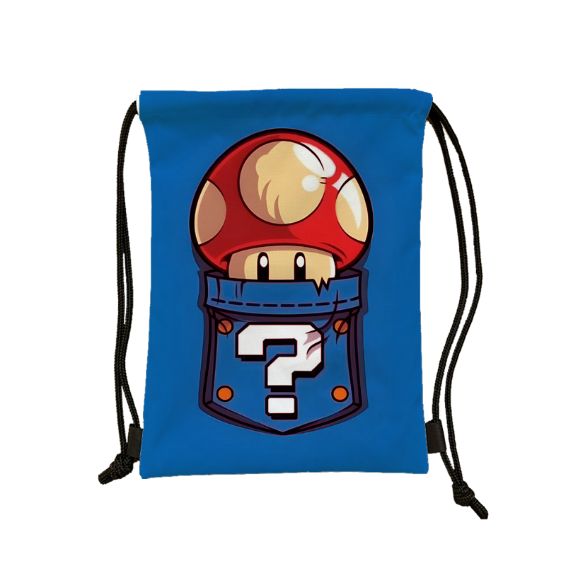 Cartoon high face value Super Mary series receiving bag portable sports beam large -capacity waterproof basketball bag