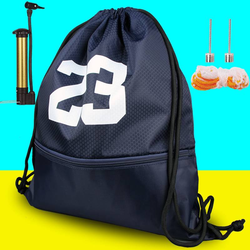 Deep blue + air pump + air needle + web pocket
