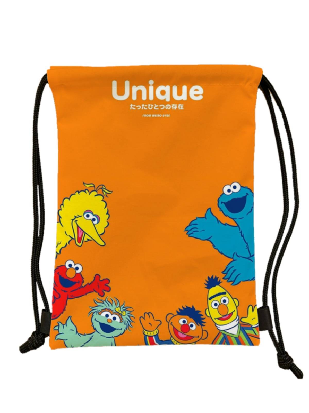 New Cartoon Sesame Street Series Bupbolo Plane Large -capacity Waterproof Trend 100 Basketball Package