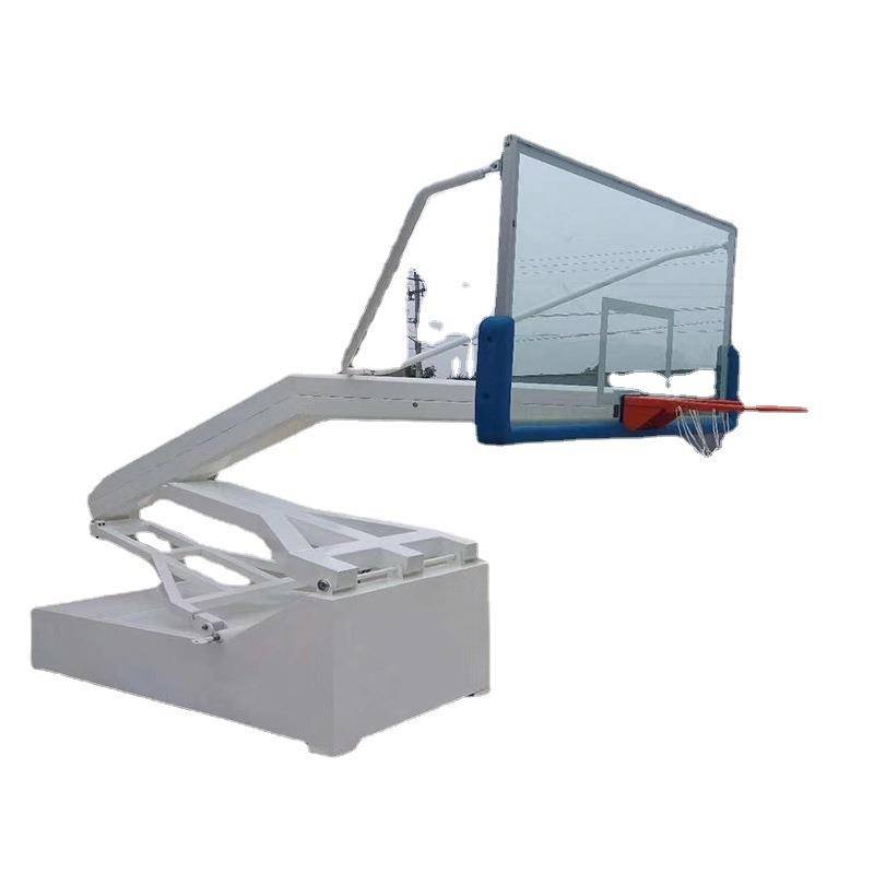 Electric Hydraulic Standard Basketball Ring Adult Mobile Outdoor Basketball Frame Family Basketball Shelf Manufacturer
