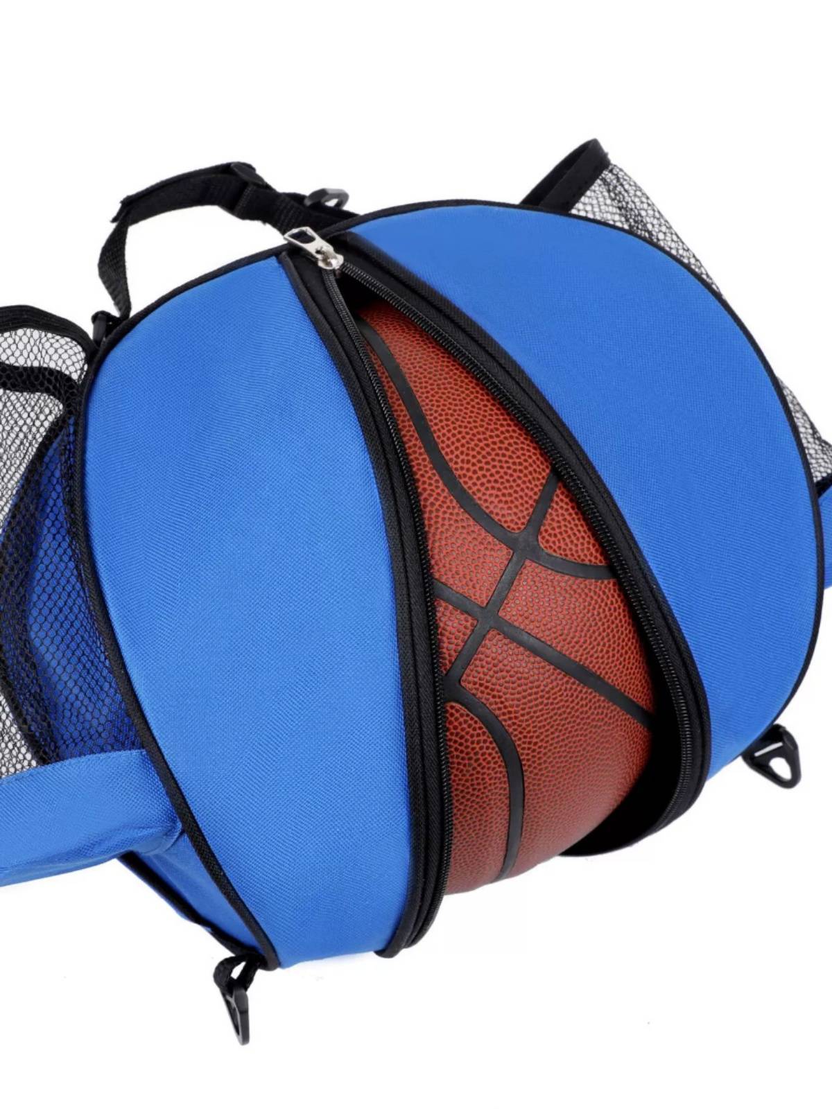 Basketball bag collection bag crossbody training backpack net pocket students, young children multi -function, large -capacity basketball bag