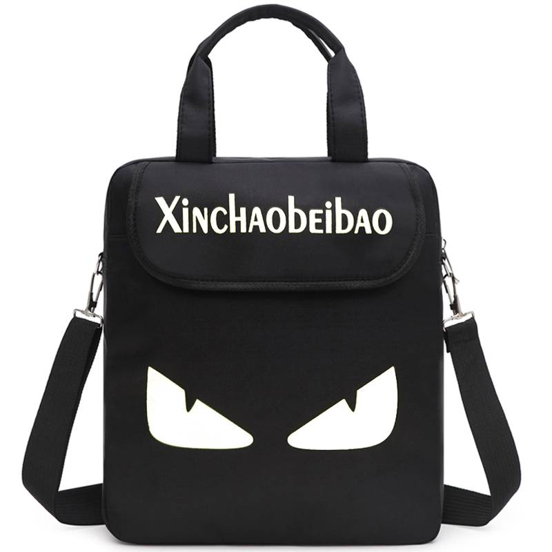 Primary school luminous tuition bag boys' schoolbag handbuk -raised three -use school bag handbag girl backpack backpack