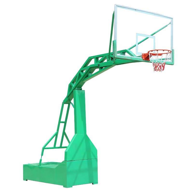 Basketball rack mobile outdoor adult professional school competition standard landing type indoor rural basketball rack household
