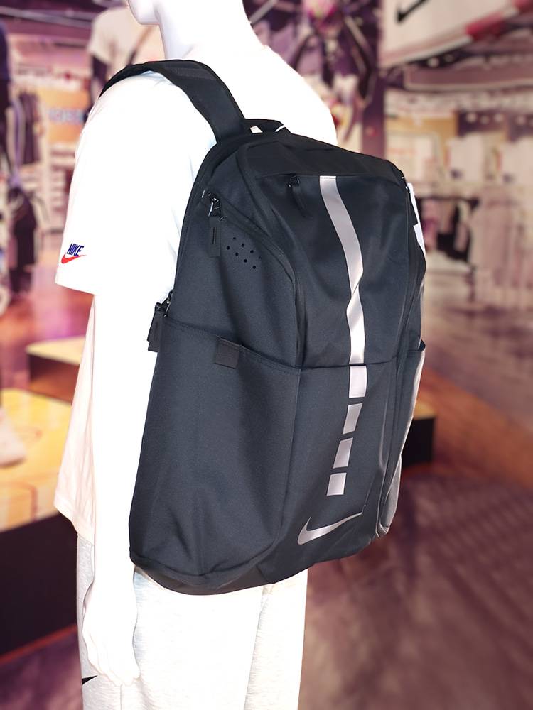 Nike Nike Cushion Pack Basket Basket Basket Base Leisure Sports Training Large Capacity Thicked Backpack BA5554-011