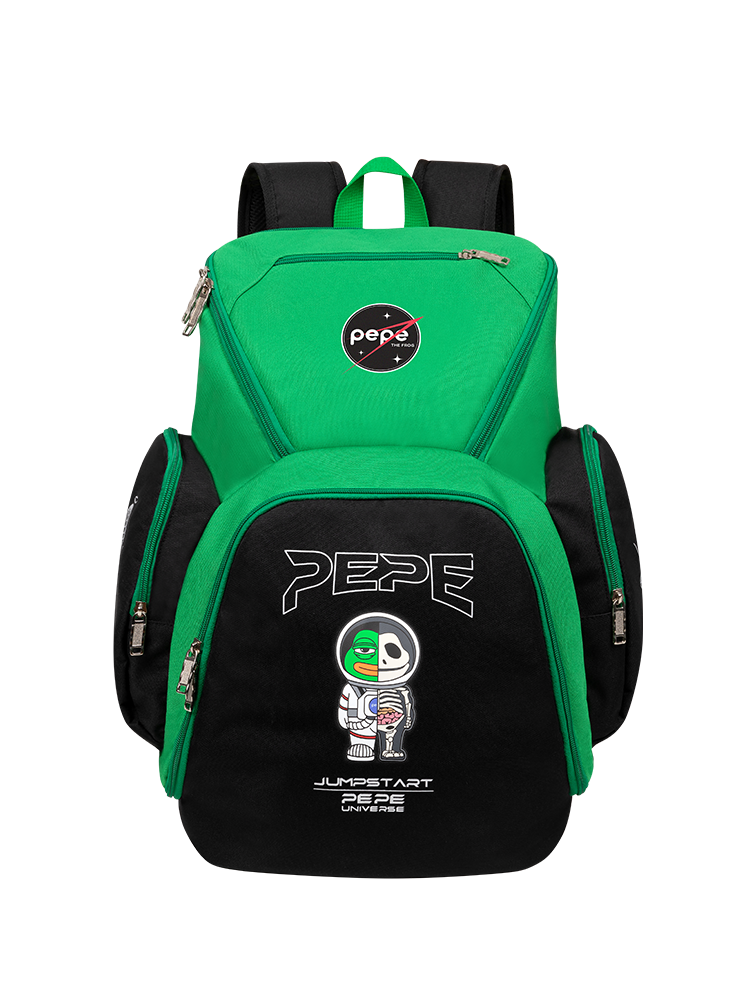 JRS x sad frog joint name large -capacity basketball backpack sports training trend multi -function backpack