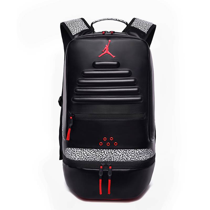 Nike Nike Plapium New AJ Senior High School Student Schoolbag Large -capacity Backpacca Basketball Outdoor Travel Bag