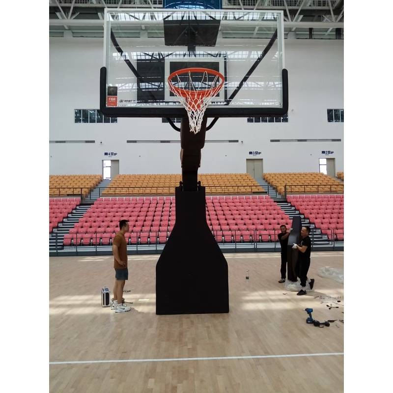 Basketball racks can mobile professional standards American hydraulic adults indoor and outdoor home land buried land -based adults