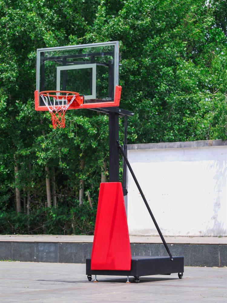 Lift mobile basketball rack Children adults indoor and outdoor youth standard professional American outdoor children's basketball rack