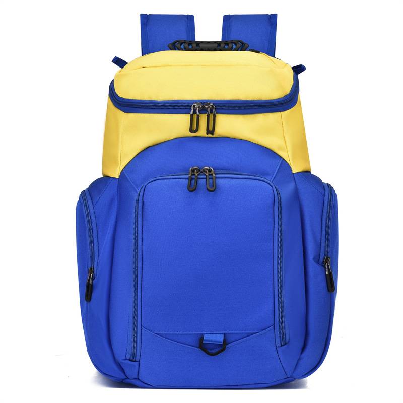 Blue with yellow