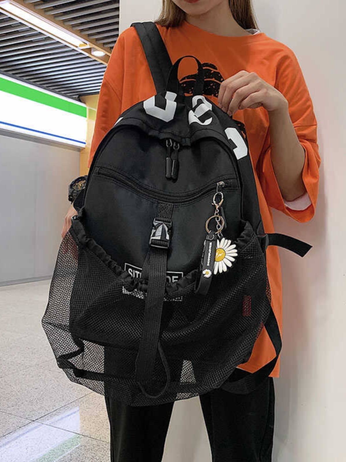 Basketball bag collection bag ball bag sports training equipment children's football volleyball network pocket backpack student backbone school bag