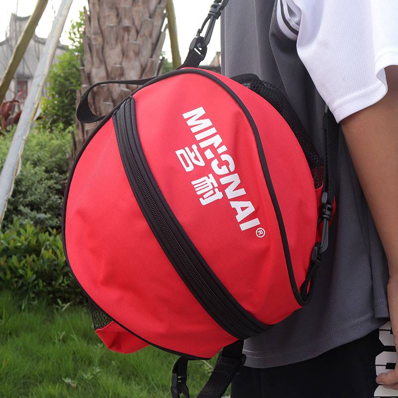 Red ball bag -- double shoulder