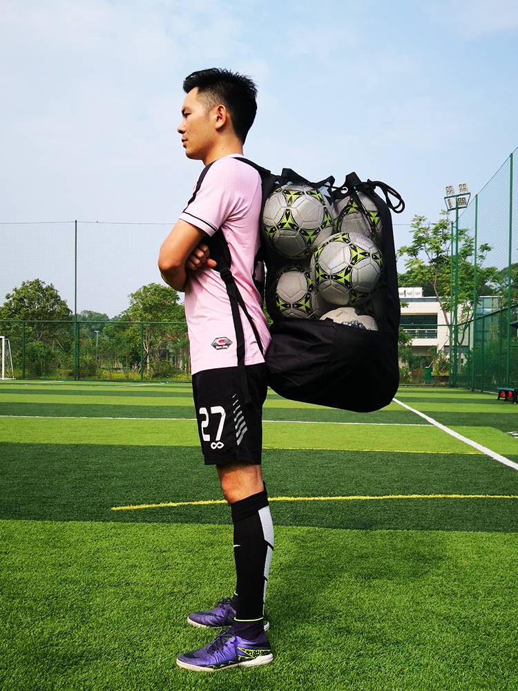 Soccer bag full of large-capacity balls