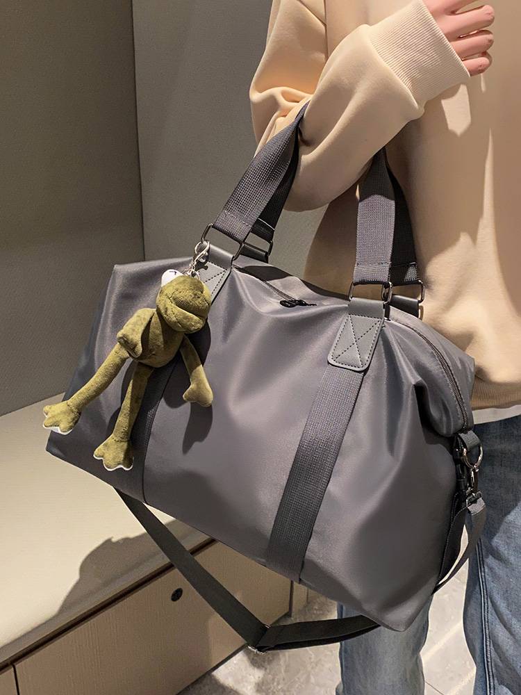 Short -distance large -capacity travel bag female hand -randable bags for money, lightweight portable luggage bag sports yoga fitness bag